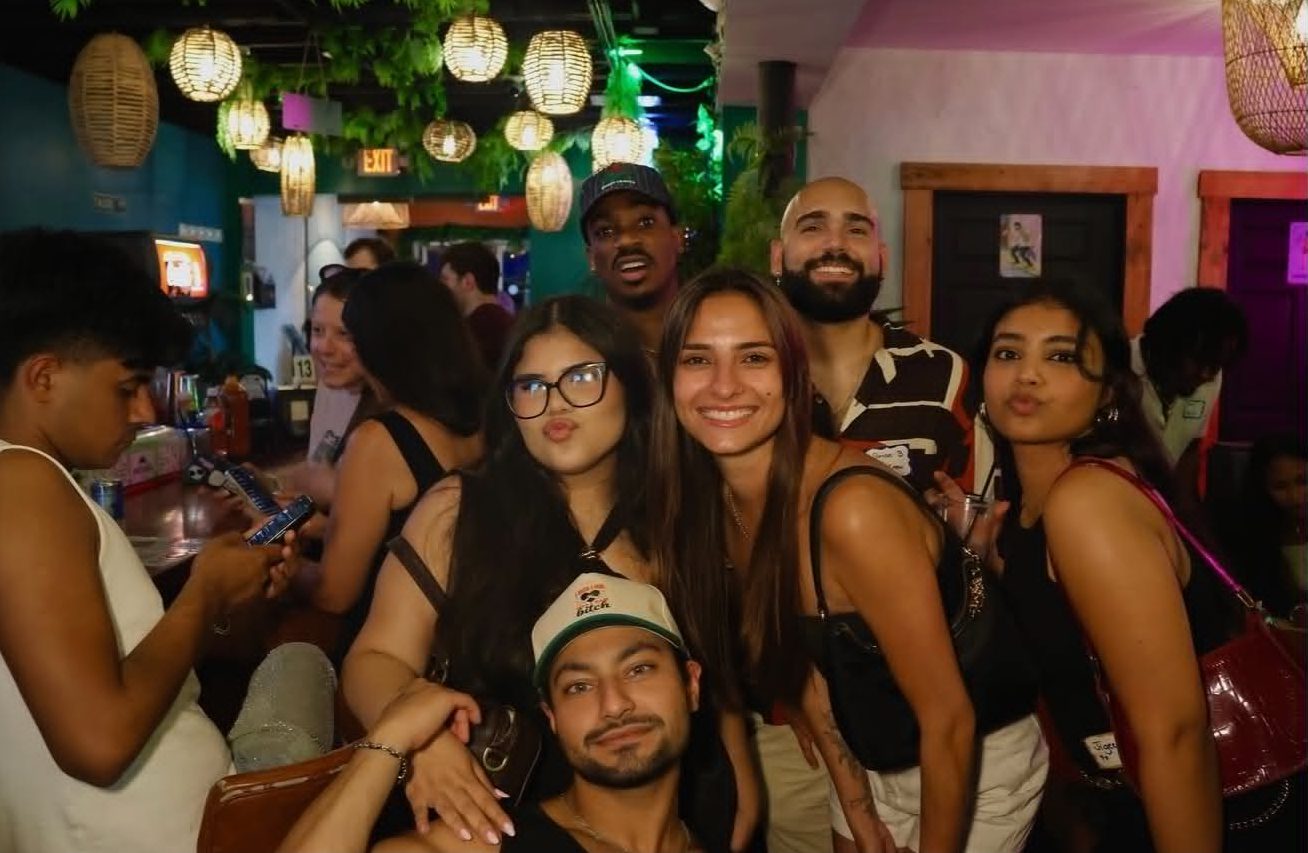 Guests celebrating inside Tulum
